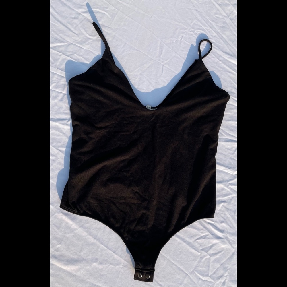 Black Thong Bodysuit